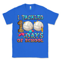 True Royal i tackled 100 days of school volleyball Classic Tee - Zillion Design Studio