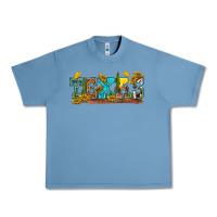 Pebble Blue texas Urban Heavy Tee - texasbilliewilder