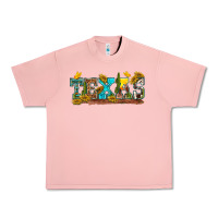 Salmon texas Urban Heavy Tee - texasbilliewilder
