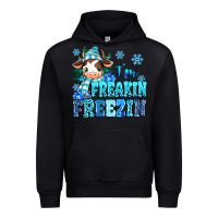 Black I'm freakin freezin Urban Hoodie - MaliasSmallBusiness