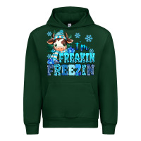 Forest Green I'm freakin freezin Urban Hoodie - MaliasSmallBusiness