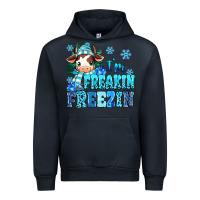 Navy I'm freakin freezin Urban Hoodie - MaliasSmallBusiness