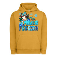 Pigment Peanut Butter I'm freakin freezin Urban Hoodie - MaliasSmallBusiness