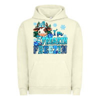 Pigment Pistachio I'm freakin freezin Urban Hoodie - MaliasSmallBusiness