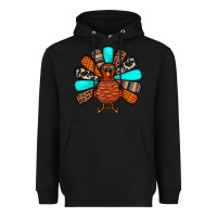 Black Thanksgiving Turkey Heavyweight Hoodie - JahusDesignShop
