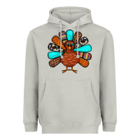 Moon Dust Thanksgiving Turkey Heavyweight Hoodie - JahusDesignShop