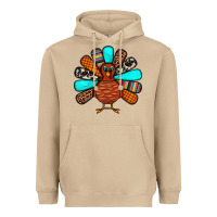 Mushroom Thanksgiving Turkey Heavyweight Hoodie - JahusDesignShop