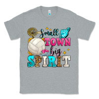 Heather Grey small town big spirit volleyball Classic Tee - Zillion Design Studio