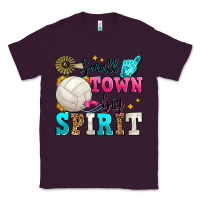Plum small town big spirit volleyball Classic Tee - Zillion Design Studio