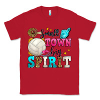 Red small town big spirit volleyball Classic Tee - Zillion Design Studio