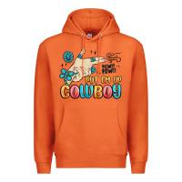 Carrot western turquoise put em up cowboy Premium Hoodie - MaliasSmallBusiness