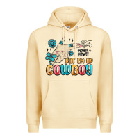 Pina Colada western turquoise put em up cowboy Premium Hoodie - MaliasSmallBusiness