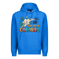 True Royal western turquoise put em up cowboy Premium Hoodie - MaliasSmallBusiness