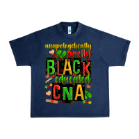 Navy unapologetically pretty black and educated cna zillion Urban Heavy Tee - Zillion Design Studio