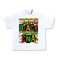 White unapologetically pretty black and educated cna zillion Urban Heavy Tee - Zillion Design Studio