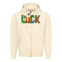 St. Patrick's Day Luck Beer Zipper Hoodie | Teevron