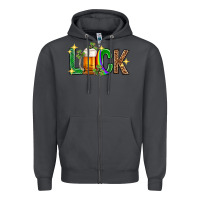 Smoke St. Patrick's Day luck beer Zipper Hoodie - Neo Western
