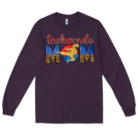 Plum taekwondo mom Long Sleeve Tee - texasbilliewilder
