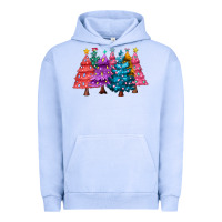 Pigment Grape Ice christmas trees and lights Urban Hoodie - MaliasSmallBusiness