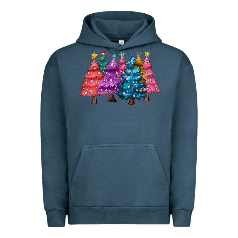 Christmas Trees And Lights Urban Hoodie by MaliasSmallBusiness | Teevron