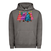 Pigment Tornado christmas trees and lights Urban Hoodie - MaliasSmallBusiness