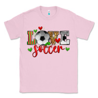 Bubblegum Pink love soccer Classic Tee - Zillion Design Studio