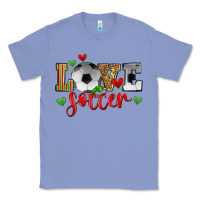 Colony Blue love soccer Classic Tee - Zillion Design Studio