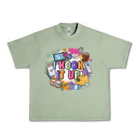 Oil Green i hook it up  sewing Urban Heavy Tee - Zillion Design Studio