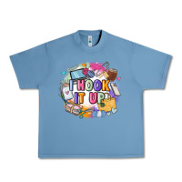 Pebble Blue i hook it up  sewing Urban Heavy Tee - Zillion Design Studio