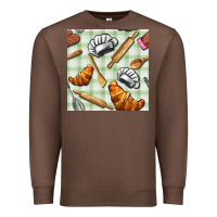 Chestnut chef tools seamless pattern Premium Sweatshirt - BundleAndBundleShop