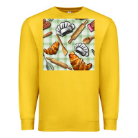 Lemon chef tools seamless pattern Premium Sweatshirt - BundleAndBundleShop