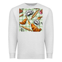 Oatmeal Heather chef tools seamless pattern Premium Sweatshirt - BundleAndBundleShop
