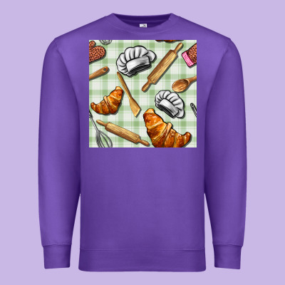 Chef Tools Seamless Pattern Premium Sweatshirt Designed By Bundleandbundleshop