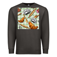Smoke chef tools seamless pattern Premium Sweatshirt - BundleAndBundleShop