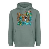 Sage gıve me coffee and jesus Heavyweight Hoodie - AdoDesignShop