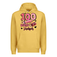 Antique Gold 100 days sharper school Premium Hoodie - MaliasSmallBusiness