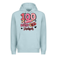 Blue Mist 100 days sharper school Premium Hoodie - MaliasSmallBusiness