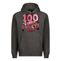 Charcoal Heather 100 days sharper school Premium Hoodie - MaliasSmallBusiness