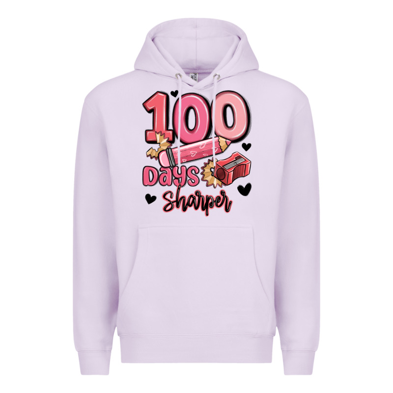 100 Days Sharper School Premium Hoodie by MaliasSmallBusiness | Teevron