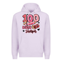 Lilac 100 days sharper school Premium Hoodie - MaliasSmallBusiness