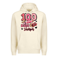 Sandshell 100 days sharper school Premium Hoodie - MaliasSmallBusiness