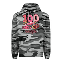 Slate Camo 100 days sharper school Premium Hoodie - MaliasSmallBusiness