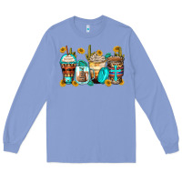 Blessed Coffee Cups Long Sleeve Tee | Teevron