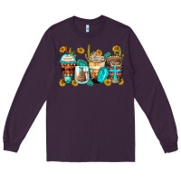 Plum blessed coffee cups Long Sleeve Tee - Zillion Design Studio
