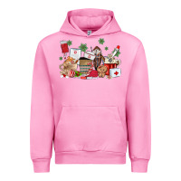 Fuchsia Pink nurse coffee cups Urban Hoodie - MaliasSmallBusiness