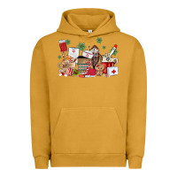 Pigment Peanut Butter nurse coffee cups Urban Hoodie - MaliasSmallBusiness