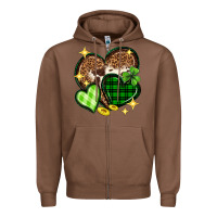 Chestnut St. Patrick's Day hearts Zipper Hoodie - Neo Western