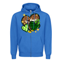 True Royal St. Patrick's Day hearts Zipper Hoodie - Neo Western