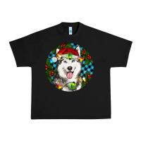 Black Christmas Husky Urban Heavy Tee - RanaPortraitStore