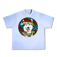 Grape Ice Christmas Husky Urban Heavy Tee - RanaPortraitStore